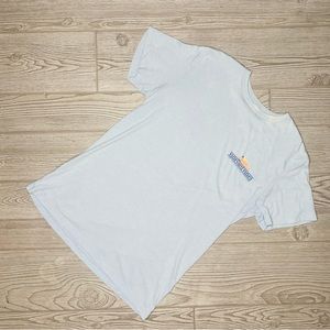 Vineyard vine island tee size small tropical short lace blue t shirt